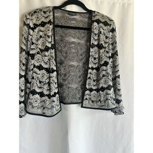 Dressbarn Collection Jacket  Sz 14W Sparkle Sophisticate Holiday Business Party